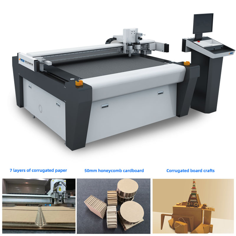 Corrugated paper cutting machine 